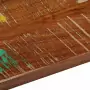 Piano Tavolo 60x50x3,8 cm Rettangolare in Massello di Recupero