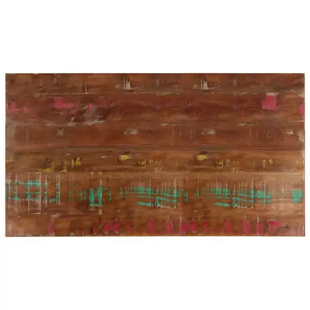 Piano Tavolo 110x70x3,8 cm Rettangolare in Massello di Recupero