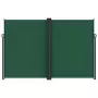 Tenda da Sole Laterale Retrattile Verde Scuro 220x1000 cm