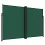 Tenda da Sole Laterale Retrattile Verde Scuro 220x1200 cm