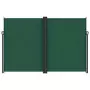 Tenda da Sole Laterale Retrattile Verde Scuro 220x1200 cm