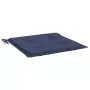 Cuscini per Pallet 4 pz Blu Marino 40x40x3 cm in Tessuto Oxford