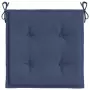 Cuscini per Pallet 4 pz Blu Marino 40x40x3 cm in Tessuto Oxford