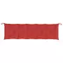 Cuscino per Panca Rosso 180x50x7 cm in Tessuto Oxford