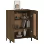 Credenza Rovere Marrone 69,5x34x90 cm in Legno Multistrato