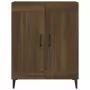 Credenza Rovere Marrone 69,5x34x90 cm in Legno Multistrato