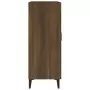 Credenza Rovere Marrone 69,5x34x90 cm in Legno Multistrato