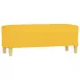 Panca Giallo Chiaro 100x35x41 cm in Tessuto