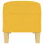 Panca Giallo Chiaro 100x35x41 cm in Tessuto