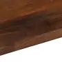 Piano Tavolo 90x70x2,5 cm Rettangolare in Massello di Recupero