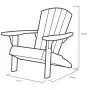 Keter Sedia Adirondack Troy Grigia