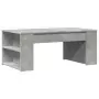 Tavolino Salotto Grigio Cemento 102x55x42 cm Legno Multistrato