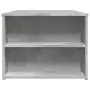 Tavolino Salotto Grigio Cemento 102x55x42 cm Legno Multistrato