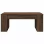 Tavolino Salotto Rovere Marrone 102x55x42 cm Legno Multistrato