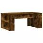 Tavolino da Salotto Rovere Fumo 102x55x42 cm Legno Multistrato