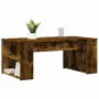 Tavolino da Salotto Rovere Fumo 102x55x42 cm Legno Multistrato