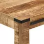 Tavolo Consolle 60x35x75 cm in Legno Massello di Mango