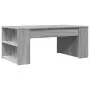 Tavolino da Salotto Grigio Sonoma 102x55x42cm Legno Multistrato