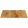 Piano per Tavolo 80x80x3,8 cm Quadrato Legno Massello di Pino