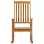 3064181  Rocking Chair with Cushions Solid Acacia Wood (311844+43181)