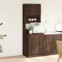 Mobile da Cucina Rovere Marrone 60x50x180 cm Legno Multistrato