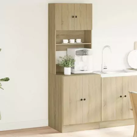 Mobile da Cucina Rovere Sonoma 60x50x180 cm Legno Multistrato