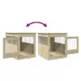 Gabbia Cani Arredamento Rovere Sonoma 64,5x80x71cm Multistrato