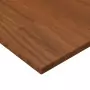 Piano Bagno Marrone Scuro 60x40x1,5cm Legno Massello Trattato