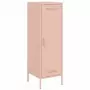 Credenza Rosa 36x39x113 cm in Acciaio