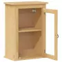 Mobile Bagno a Parete Corona 45x27x64,5cm Legno Massello Pino