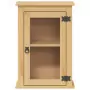 Mobile Bagno a Parete Corona 45x27x64,5cm Legno Massello Pino