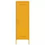 Credenza Giallo Senape 36x39x113 cm in Acciaio