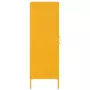 Credenza Giallo Senape 36x39x113 cm in Acciaio