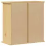 Mobile Bagno a Parete Corona 70x33x71,5cm Legno Massello Pino