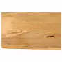 Piano Tavolo Bordi Vivi 50x20x3,8 cm in Legno Massello di Mango