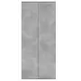 Credenza Grigio Cemento 80x35x180 cm in Legno Multistrato