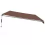 Tenda da Sole Retrattile Automatica Marrone 600x300 cm