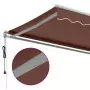 Tenda da Sole Retrattile Automatica Marrone 600x300 cm