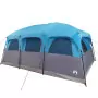 Tenda Familiare Cabina per 9 Persone Blu Impermeabile