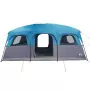 Tenda Familiare Cabina per 9 Persone Blu Impermeabile