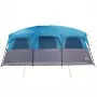 Tenda Familiare Cabina per 9 Persone Blu Impermeabile