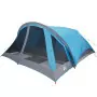 Tenda Familiare Cabina per 6 Persone Blu Impermeabile