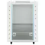 Armadietto di Rete 15U con Ruote Girevole 19" IP20 53x40x80 cm