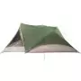 Tenda Familiare Cabina per 6 Persone Verde Impermeabile