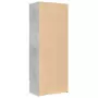 Credenza Grigio Cemento 70x42,5x185 cm in Legno Multistrato