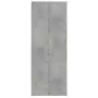 Credenza Grigio Cemento 70x42,5x185 cm in Legno Multistrato