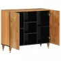 Credenza 90x33x75 cm in Legno Massello di Mango