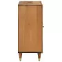 Credenza 90x33x75 cm in Legno Massello di Mango