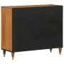 Credenza 90x33x75 cm in Legno Massello di Mango