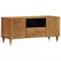 Mobile Porta TV 105x33x46cm in Legno Massello di Mango